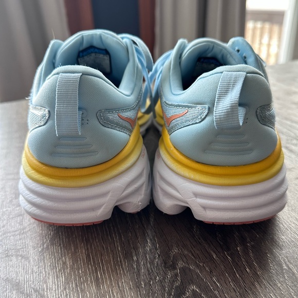 Hoka One Bondi 8 running sneaker shoe Summer Song - Picture 3 of 5